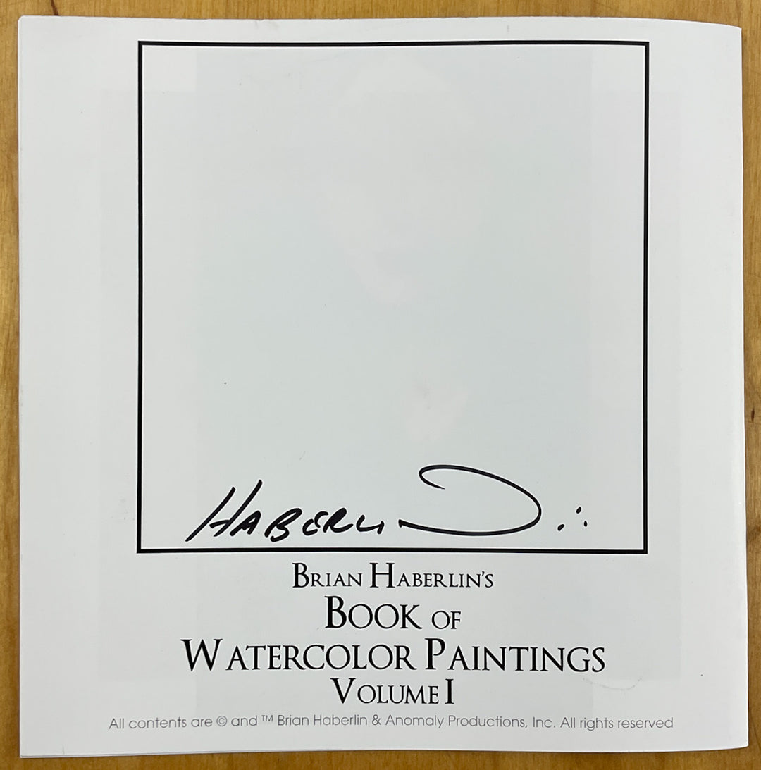 Brian Haberlin's Book of Watercolor Paintings I - Signed