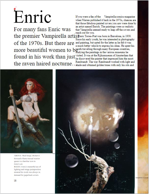 Illustrators Special Edition: Warren Magazines - The Spanish Artists - Limited Edition
