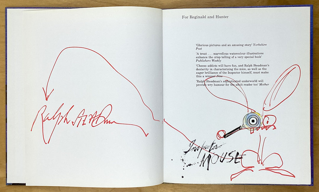 Inspector Mouse - Signed with a Drawing