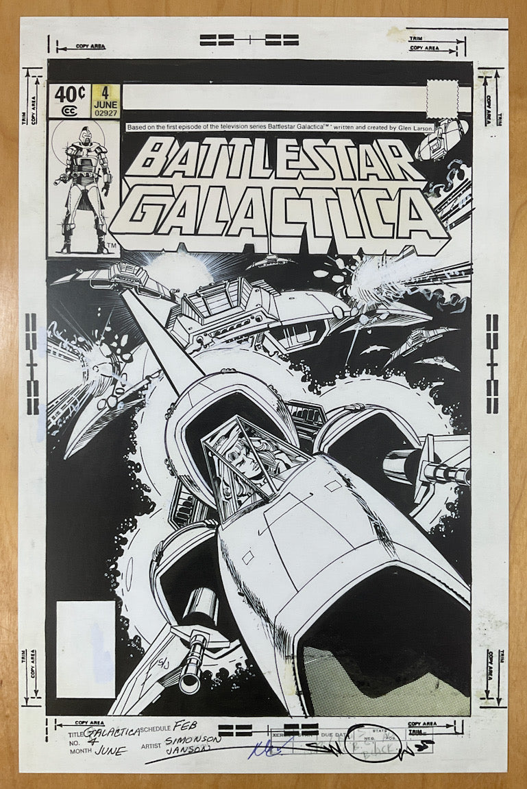 Walter Simonson's Battlestar Galactica Art Edition - Deluxe Edition Signed