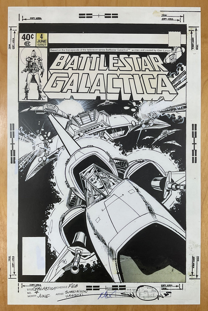 Walter Simonson's Battlestar Galactica Art Edition - Deluxe Edition Signed
