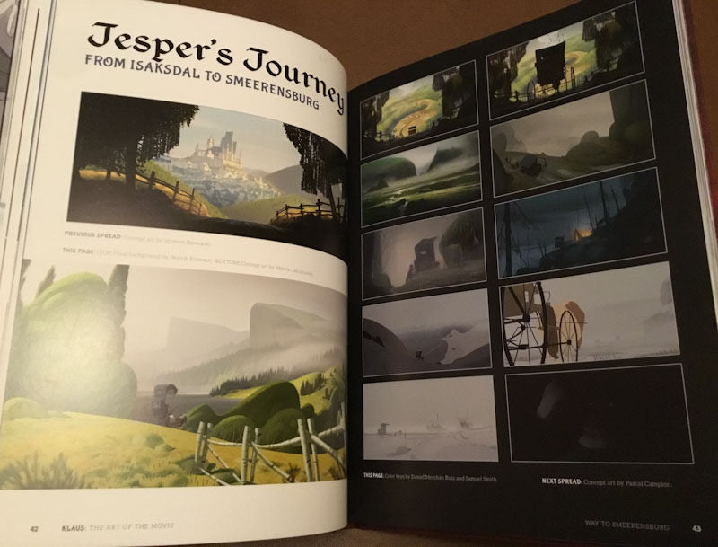 Klaus - The Art of the Movie - First Printing Signed with a Drawing