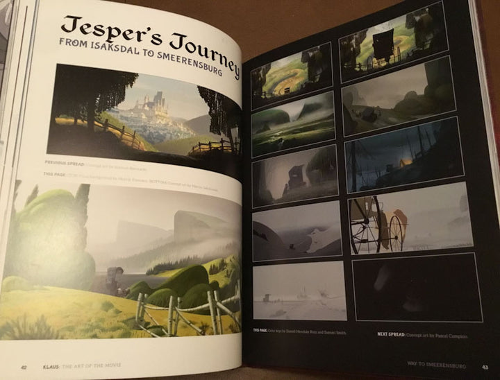 Klaus - The Art of the Movie - First Printing Signed with a Drawing