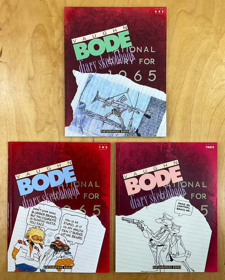 Vaughn Bode Diary Sketchbook Set - Books 1-3