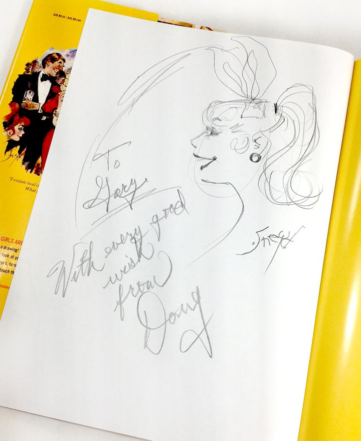 The Art of Doug Sneyd - Inscribed with a Drawing