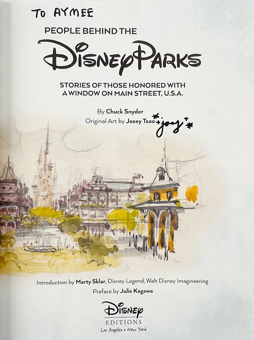 People Behind the Disney Parks - First Printing Inscribed by the Artist