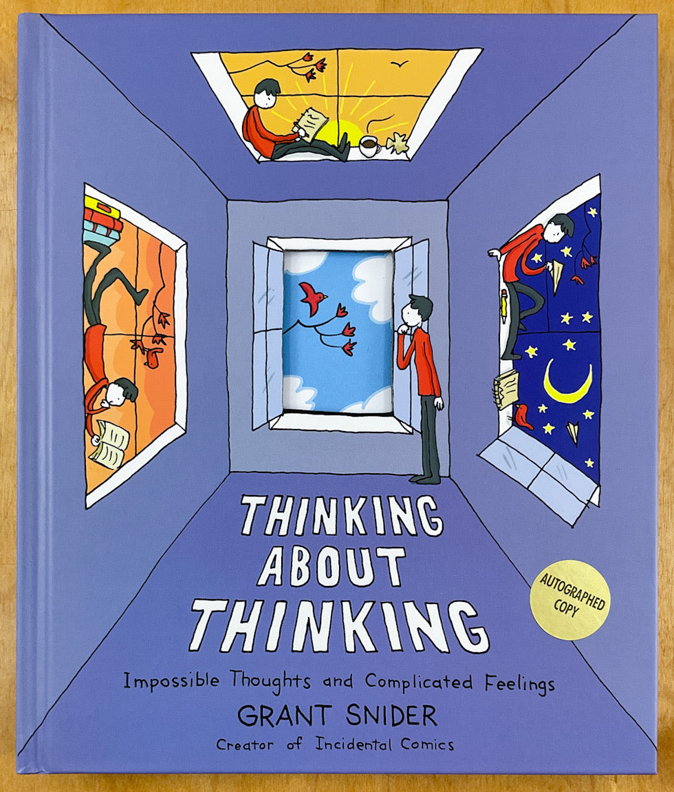 Thinking About Thinking - Signed with a Drawing