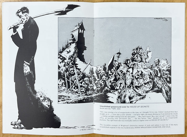 The Berni Wrightson Catalog NYCA Gallery - Oct. 1977