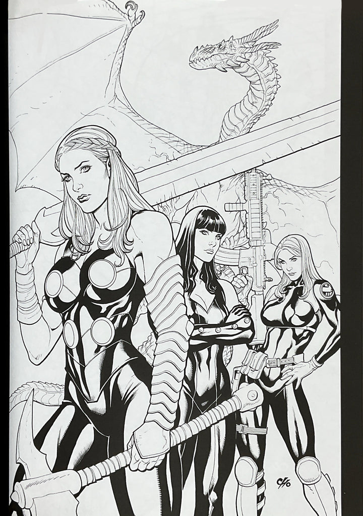 Frank Cho - Sketches and Scribbles, Book 6 - Signed & Numbered