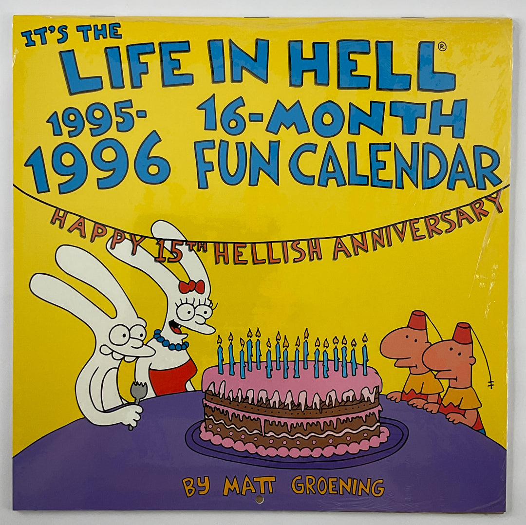 Life in Hell 1995-1996 16-month Fun Calendar