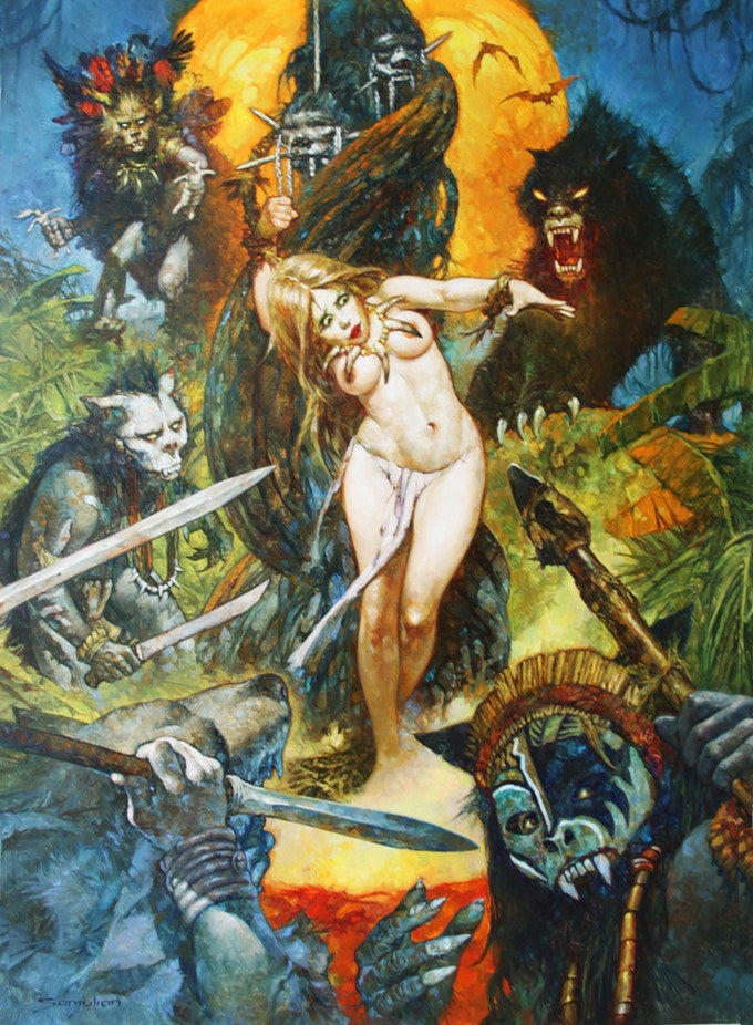 Sanjulian: Master of Fantasy Art - Hardcover with Signed Bookplate