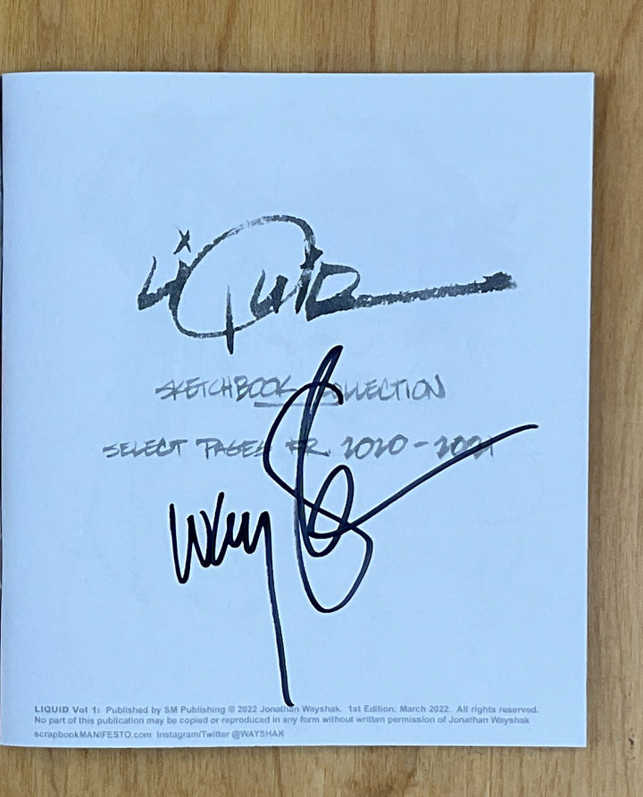 Liquid: Quick Sketch Collection I - Signed