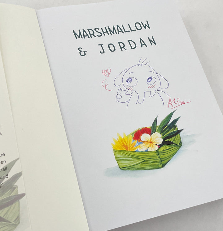 Marshmallow & Jordan - Softcover First Signed with a Drawing