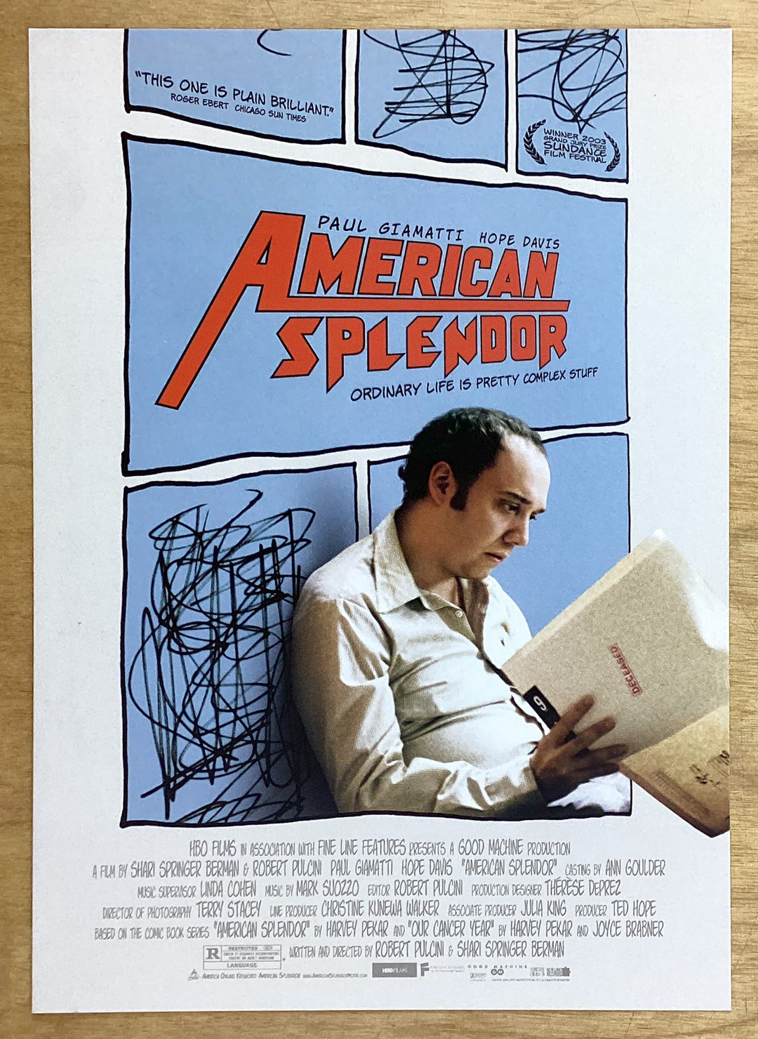 American Splendor: Our Movie Year - with Color Postcard
