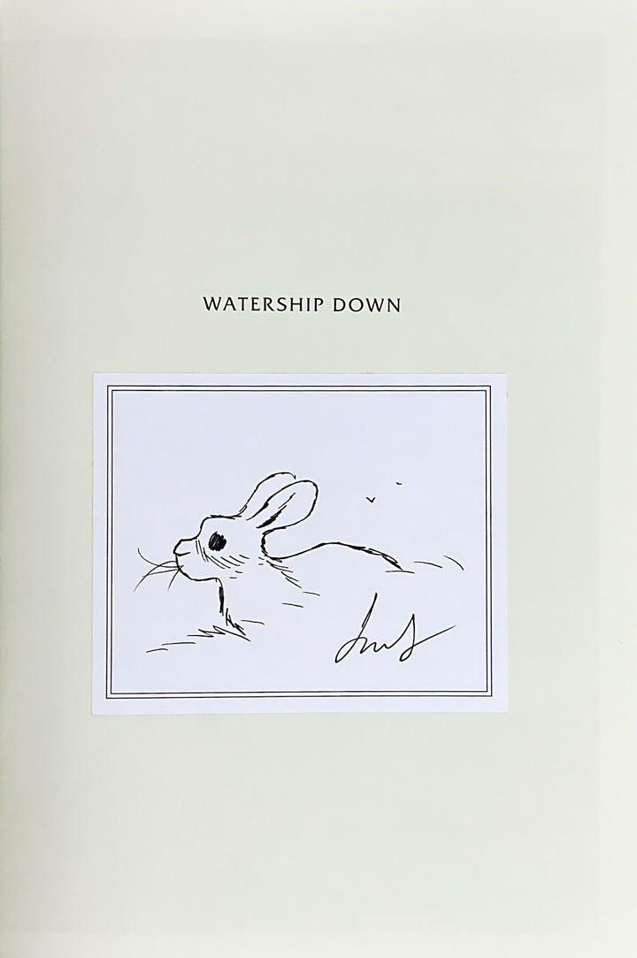 Watership Down: The Graphic Novel - Softcover with an original drawing