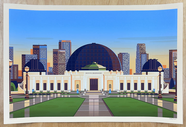 Griffith Observatory Print - LA Wildfire Fundraiser Edition