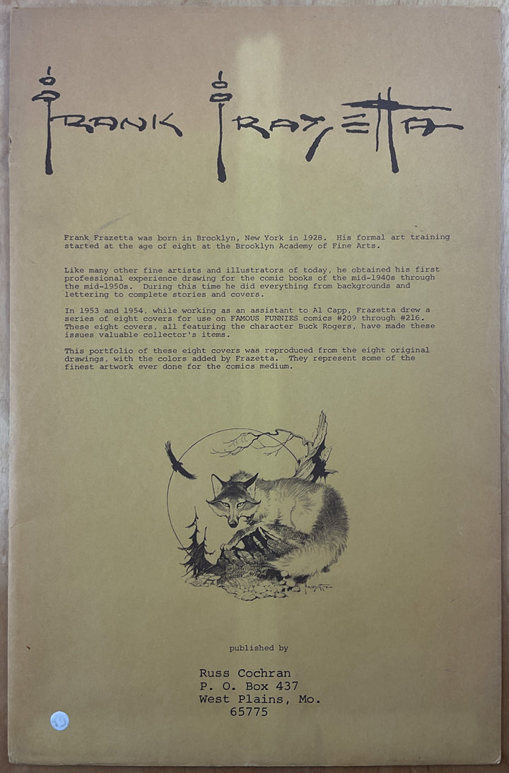 Frank Frazetta Famous Funnies Portfolio (1975)