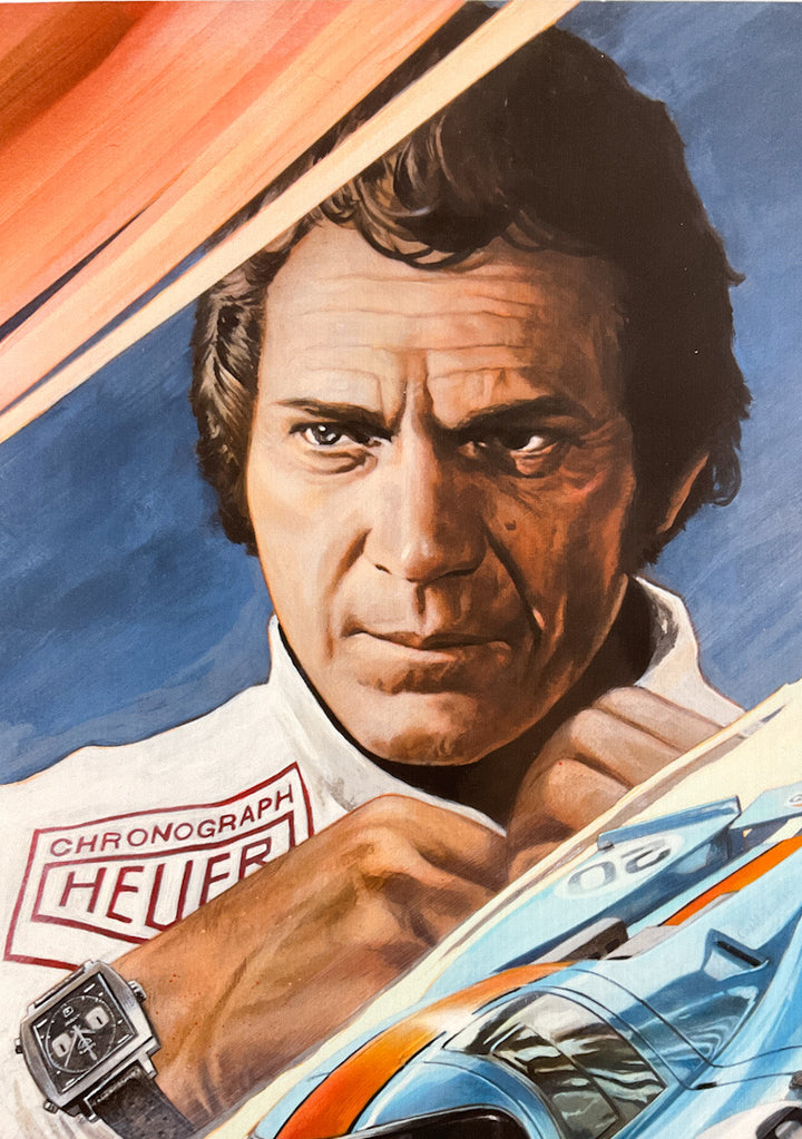 Steve McQueen Le Mans Signed & Numbered Giclee Print