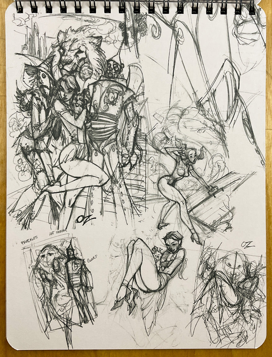 J. Scott Campbell's The Ruff Stuff Sketchbook Set of Volumes 1 and 2