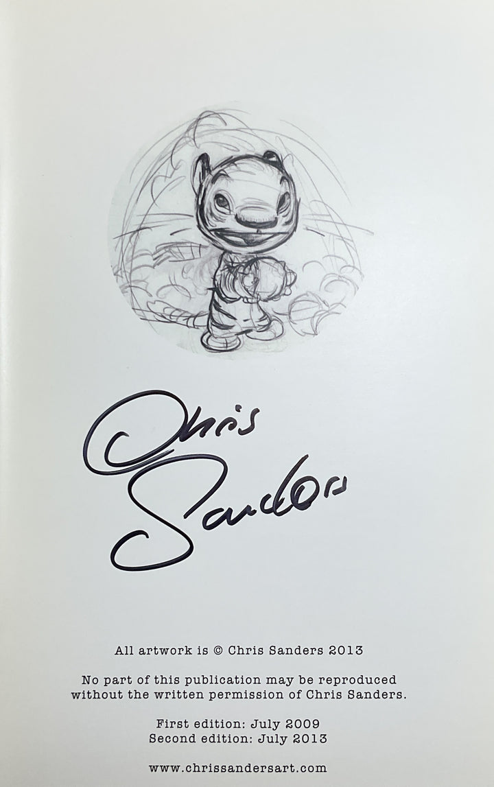 Chris Sanders Sketchbook 3 - 2013 Revision - Signed