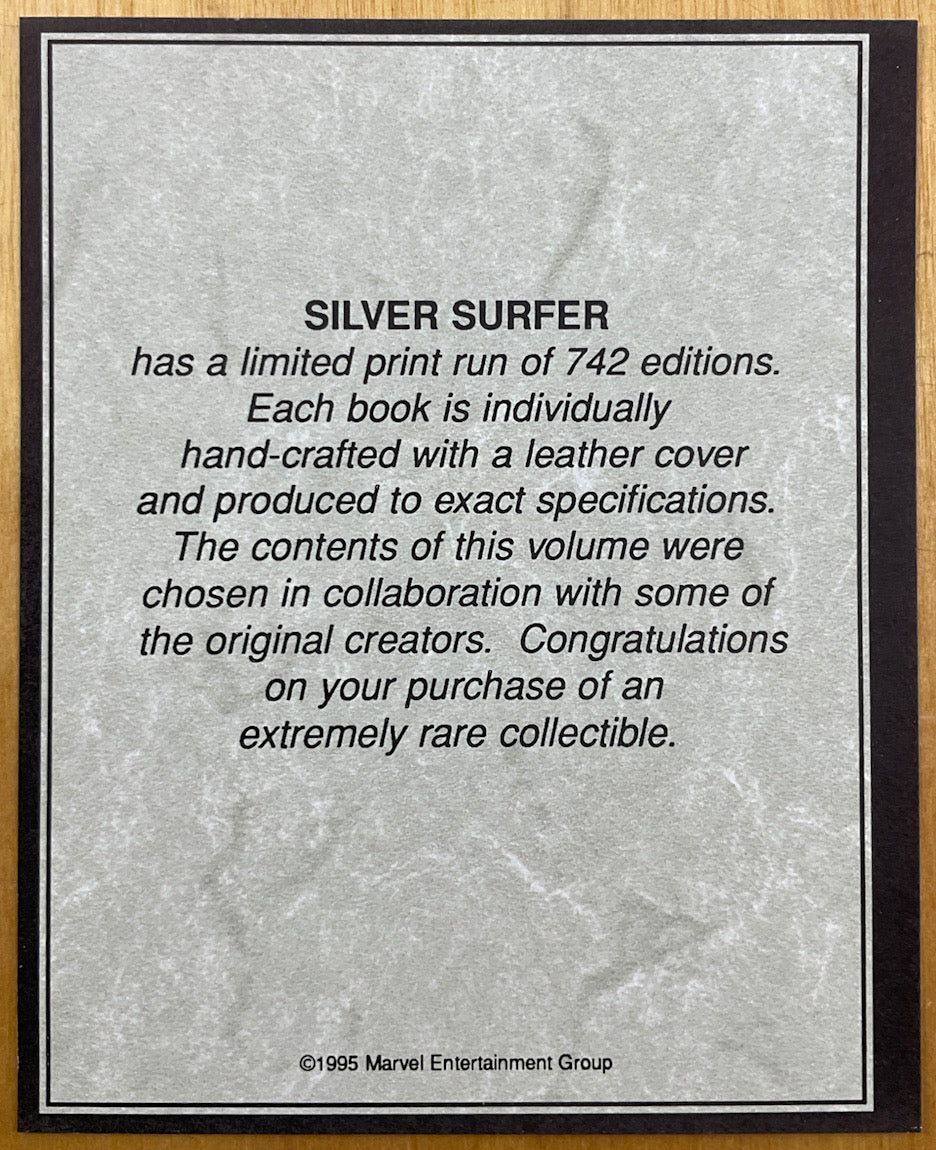 Marvel Limited: Silver Surfer - Limited Hardcover Edition