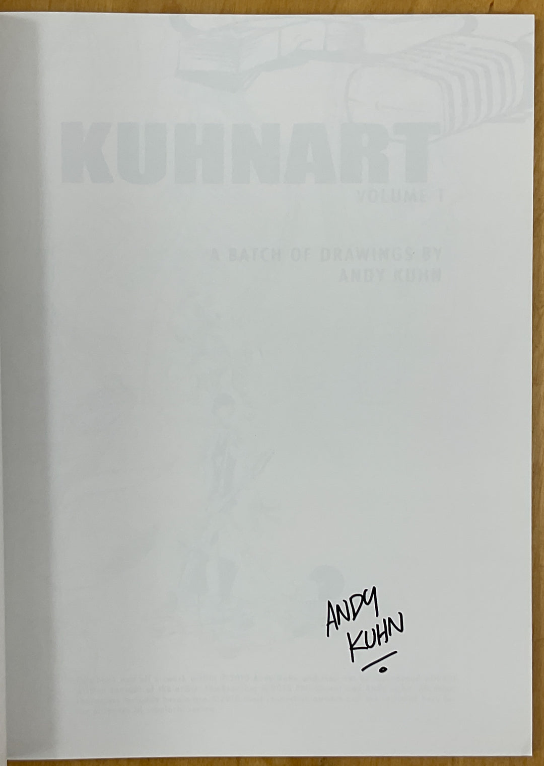 Kuhnart Volume 1 (Signed)