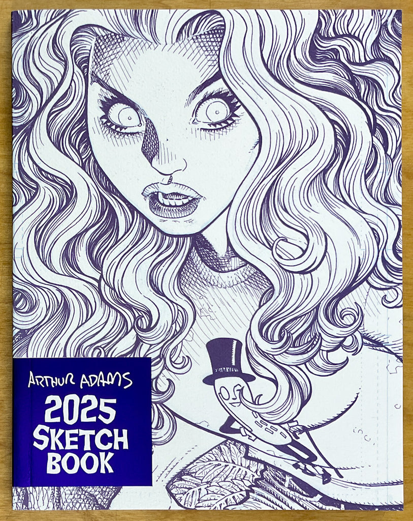 Arthur Adams 2025 Sketchbook - Signed & Numbered Foil Stamped