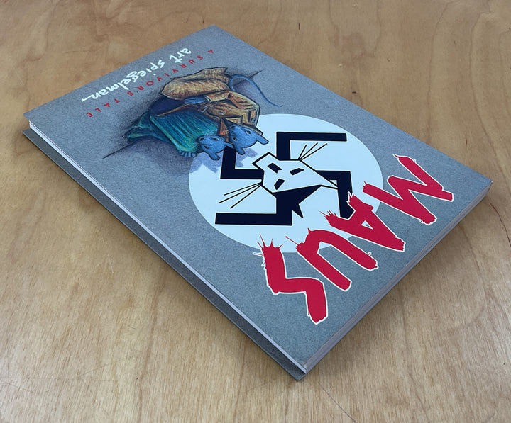 Maus (1986) Pristine First Printing Inscribed with a Drawing