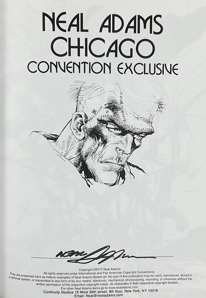 Neal Adams Chicago Convention Exclusive - Signed & Numbered