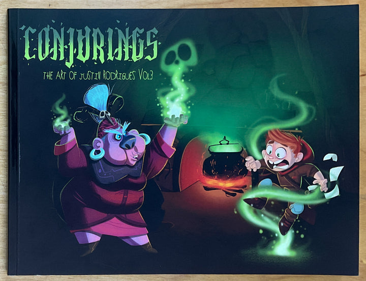 Conjurings: The Art of Justin Rodrigues, Vol. 3 - Inscribed with a Drawing