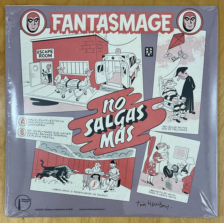 Fantasmage - No Salgas Mas - Limited Edition 12" Vinyl EP
