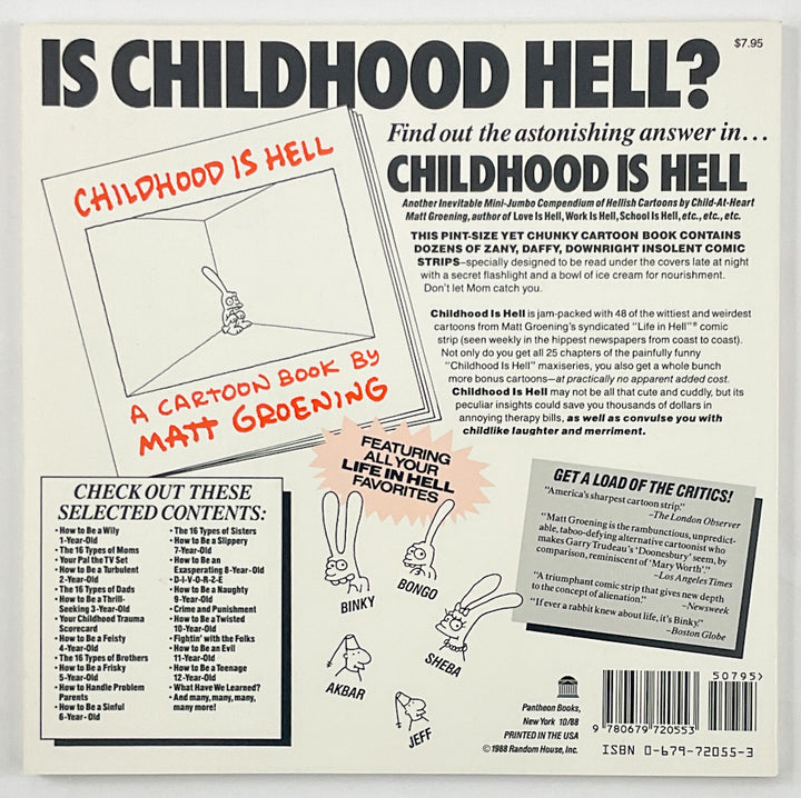 Childhood is Hell: A Cartoon Book by Matt Groening (1988)