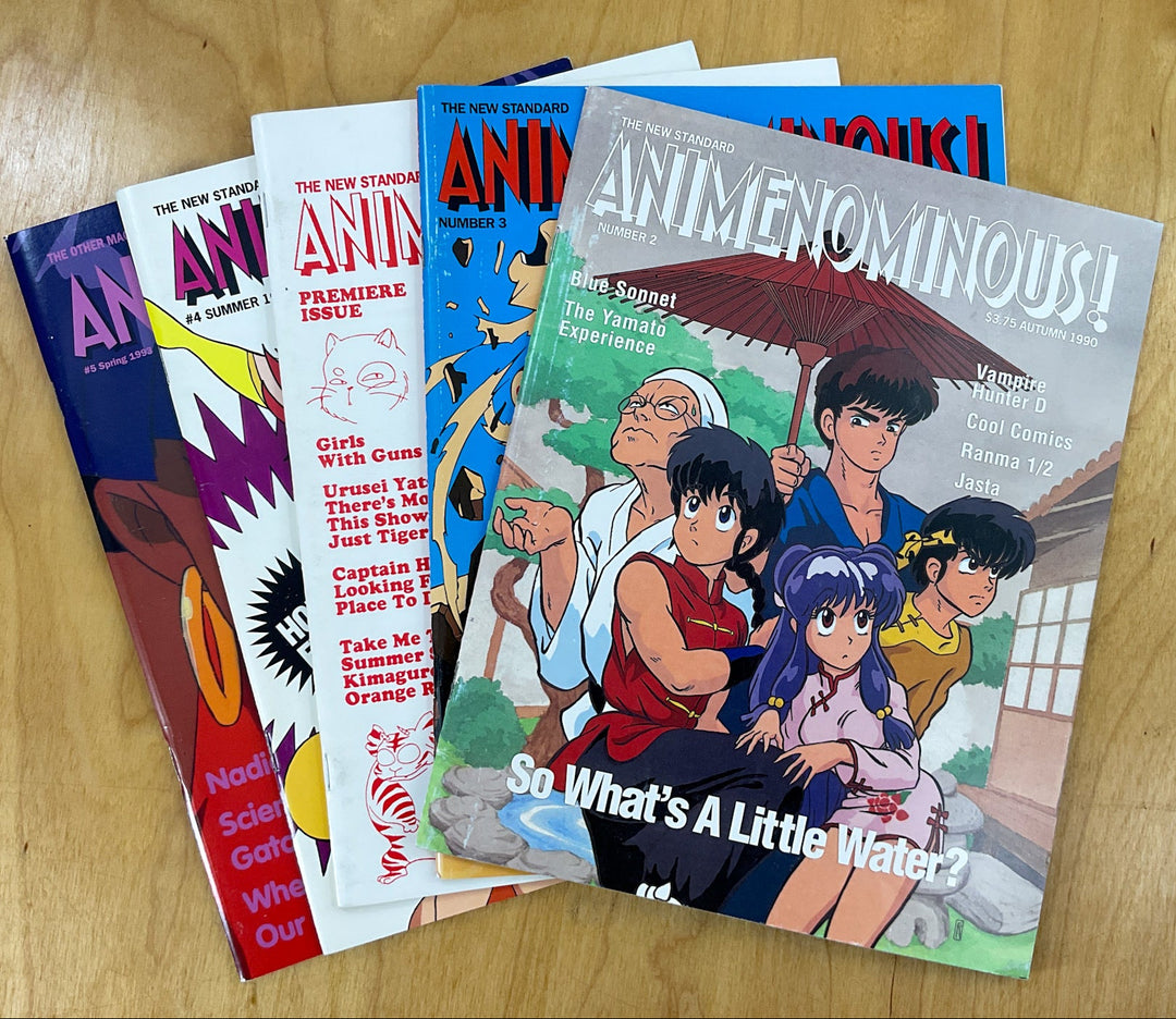 Animenominous! Magazine #1-5 - 5 Issue Lot
