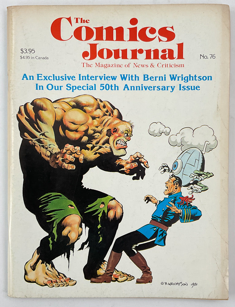 The Comics Journal #76 - Bernie Wrightson Interview