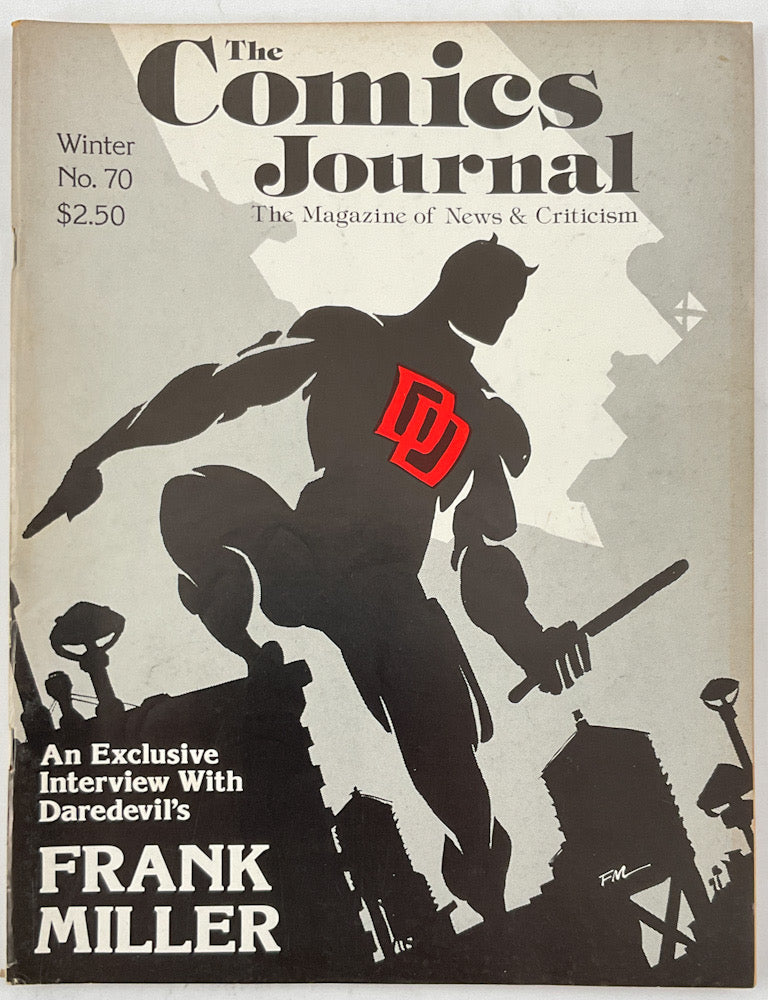 The Comics Journal #70 - Frank Miller Cover & Interview