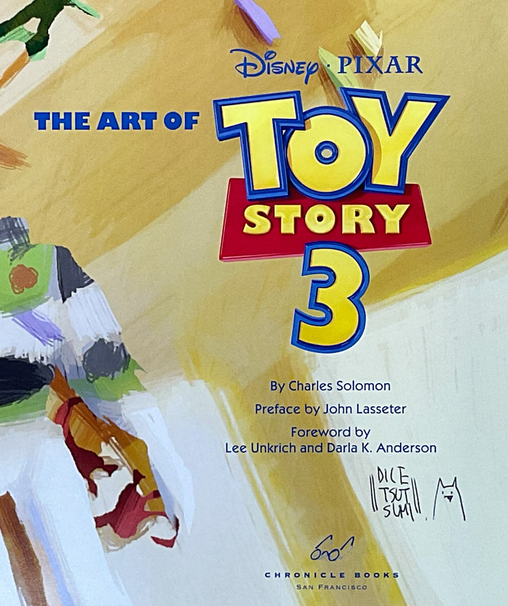 The Art of Toy Story 3 - Signed First Printing