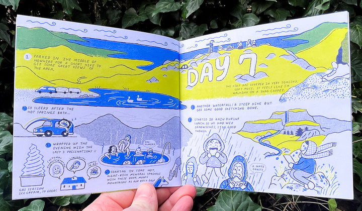 Iceland Travel Zine by Min Heo