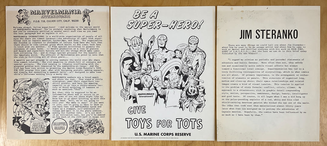 Marvelmania Comic Artists Inking and Coloring Kit