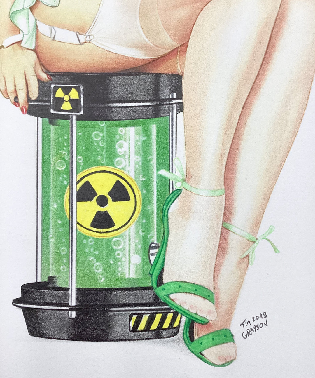 Bettie Page as the Incredible Hulk's Girlfriend