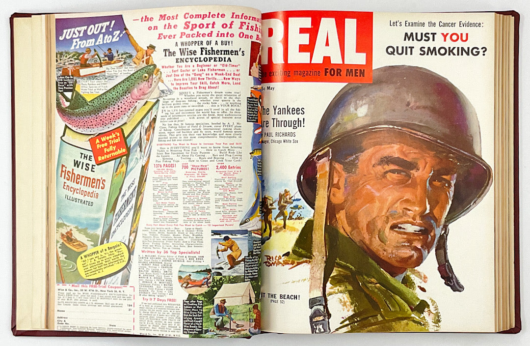 Real, The Exciting Magazine For Men, Vol. 4, Apr.-Sept. 1954 - Bound Volume