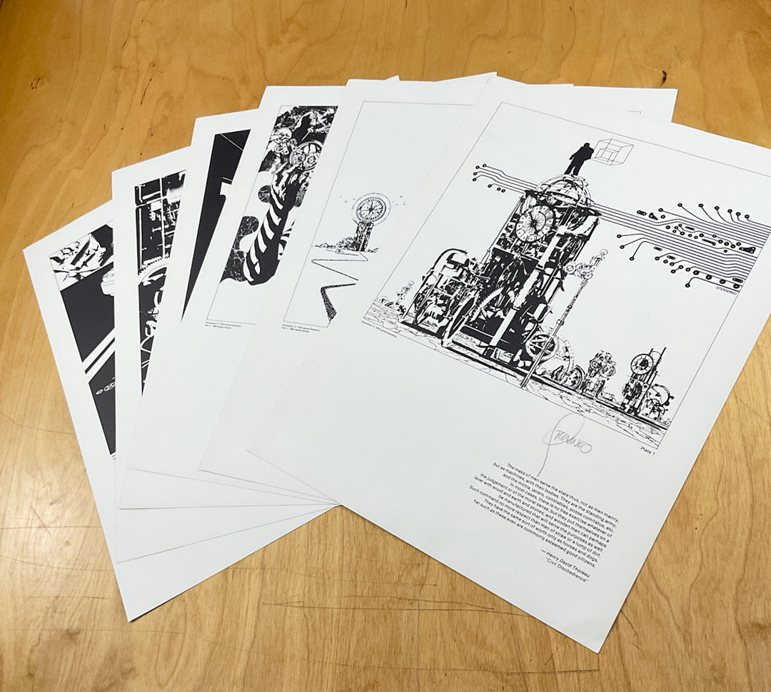 "Repent, Harlequin!" Said the Ticktockman Signed & Numbered Portfolio