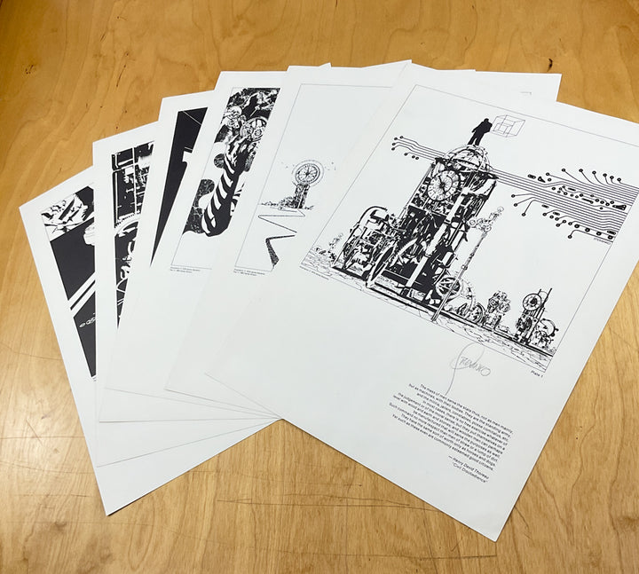 "Repent, Harlequin!" Said the Ticktockman Signed & Numbered Portfolio