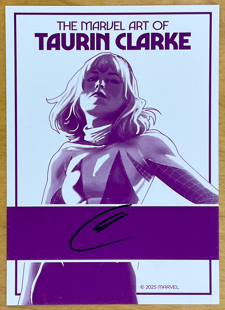 The Marvel Art of Taurin Clarke - With Signed Bookplate