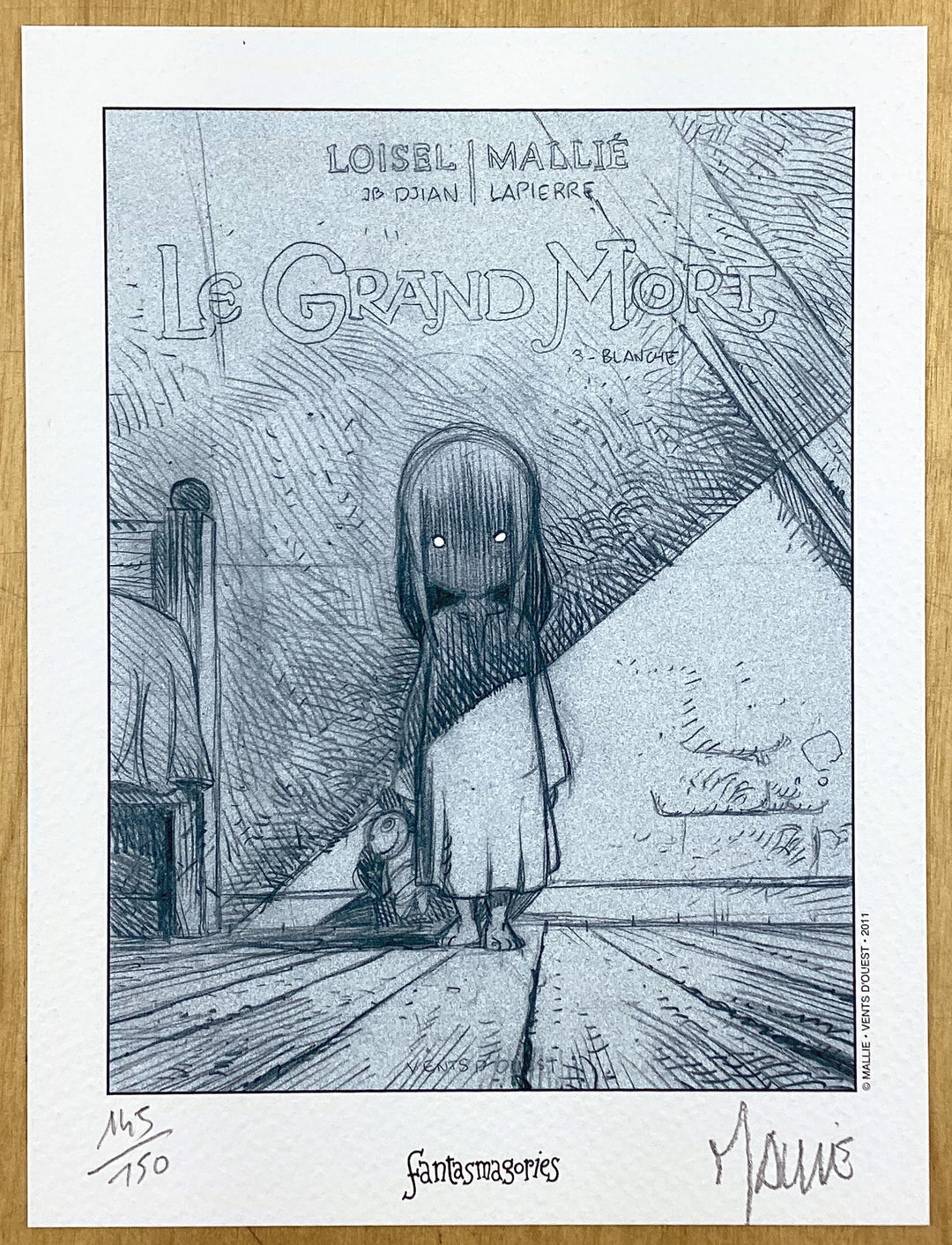 Le Grand Mort, Tome 3 - Blanche - With a Signed & Numbered Exlibris