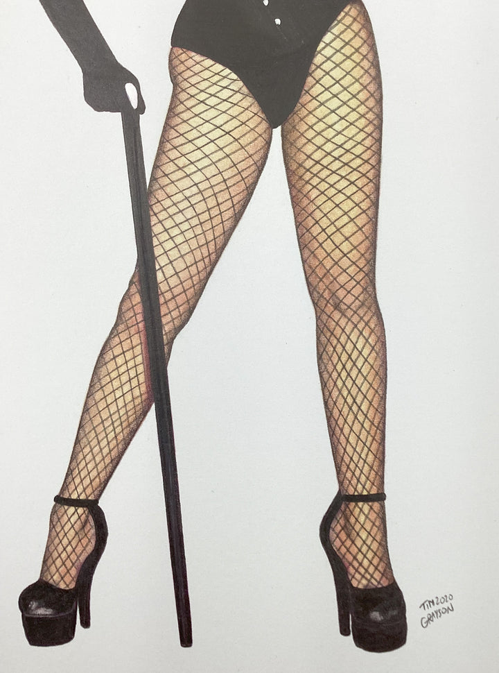 Bettie Page in Top Hat