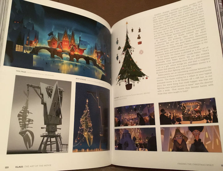 Klaus - The Art of the Movie - First Printing Signed with a Drawing