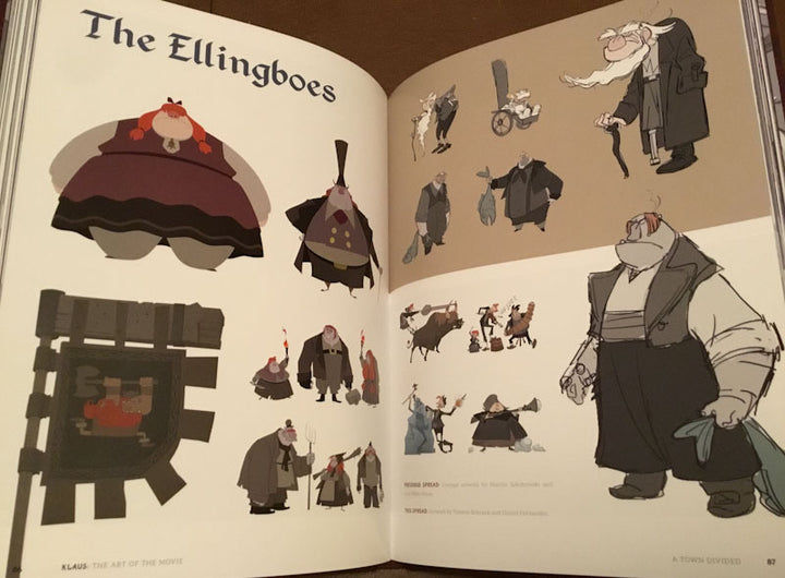 Klaus - The Art of the Movie - First Printing Signed with a Drawing