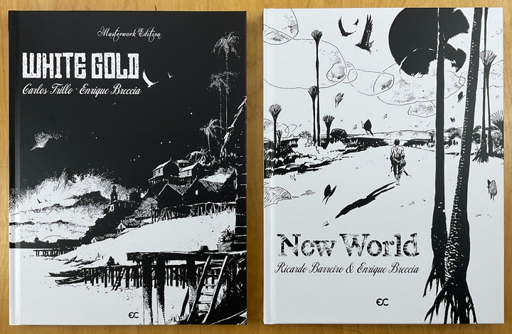 Enrique Breccia Library Vol. 1: White Gold, New World, From Coast to Coast, & Avrack - The Lord of the Falcons - Numbered with Kickstarter Extras