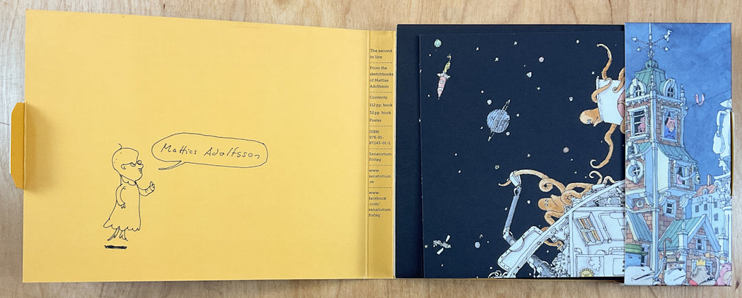 The Second in Line - From the Sketchbooks of Mattias Adolfsson (2013) First Edition - Signed with a Drawing
