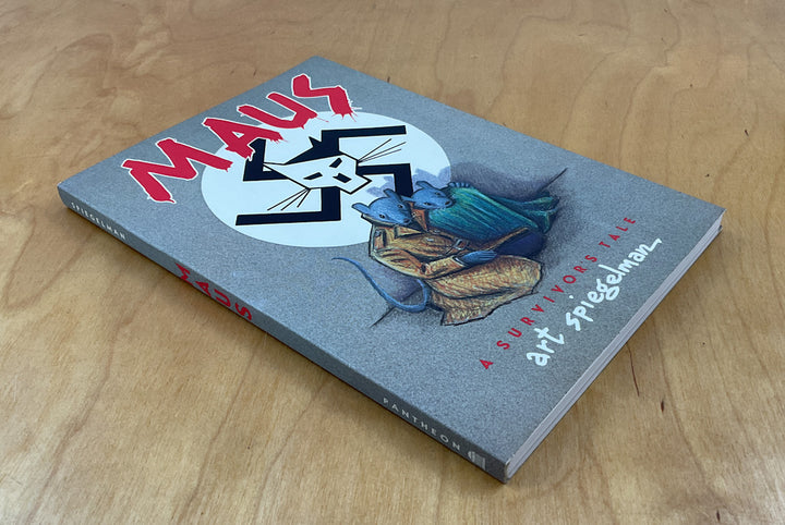 Maus (1986) Pristine First Printing Inscribed with a Drawing